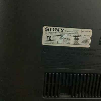 Lot 8408  Sony 32â€  Bravia Flatscreen Television with Remote