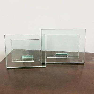 Lot 8411. Pair of Heavy Glass Frames