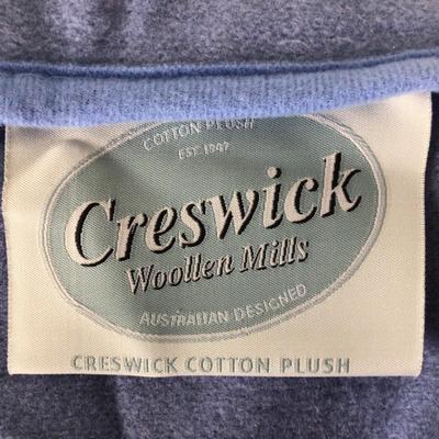 Lot. 8481. Creswick French Blue King Blanket