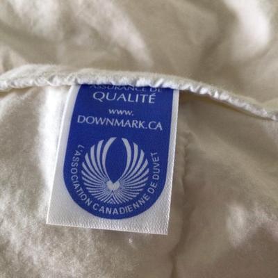 Lot. 8488. King Down Comforter with 2 small pillow inserts