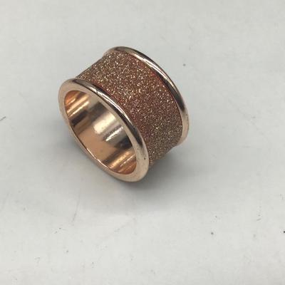 Rose Gold Costume wide Band