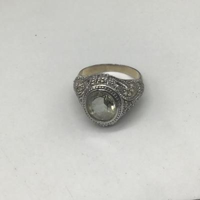 Large Vintage Silver 925 Cocktail Ring