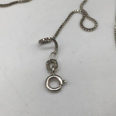 Marcasite Silver 925 Pendant and Chain