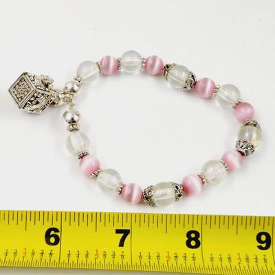 JESUS TRINKET CHARM STRETCHY BRACELET