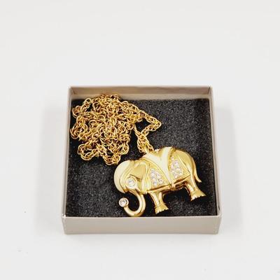 KENNETH JAY LANE AVON ELEPHANT NECKLACE