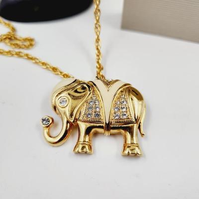 KENNETH JAY LANE AVON ELEPHANT NECKLACE
