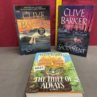 Trio of Clive Barker
