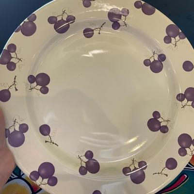 ÂºoÂº 4 SETTINGS MICKEY & CO FRUIT DINNERWARE DISNEY RARE