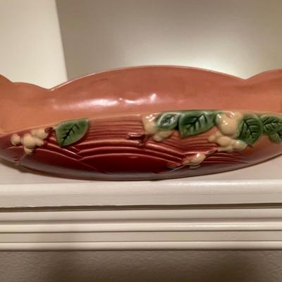 Roseville oval decorative pottery