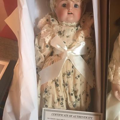 Porcelain Doll "Marigold" Victoria Trading Company