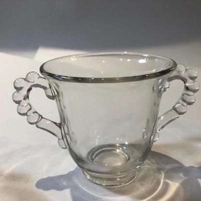 Candlewick Sugar and Creamer