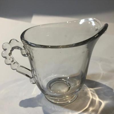 Candlewick Sugar and Creamer
