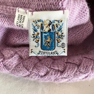 8506 Lot of Cashmere Scarves, Hats, Leather Gloves , Earmuffs