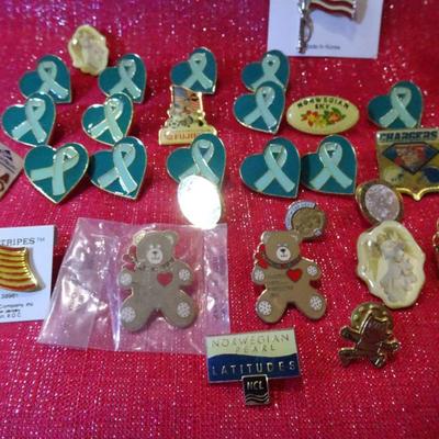 LOT 65. PIN COLLECTION