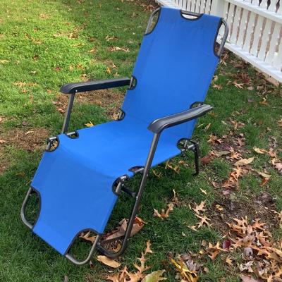 8447 Portable Folding Chaise Lounge Chair