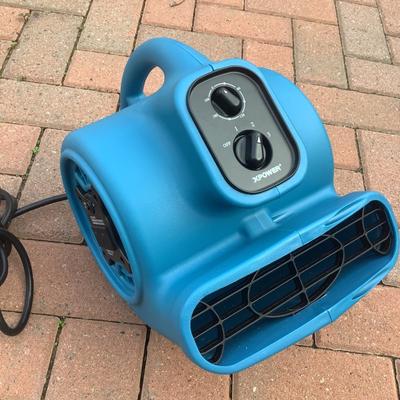 8451 Like New Blue Air Mover Xpower Fan
