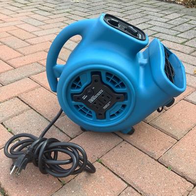 8451 Like New Blue Air Mover Xpower Fan
