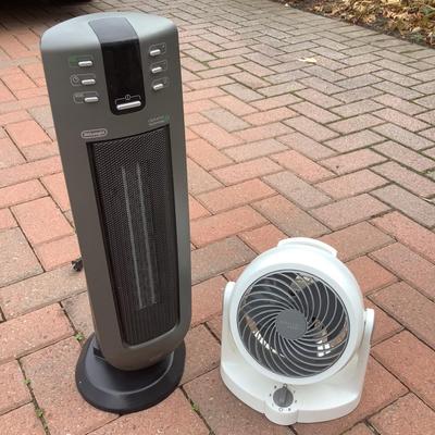 8453 DeLonghi Fan Ceramic Heater & Woozoo Circulator Fan