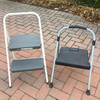 8459 Lot of Two Casco Folding Step Stools