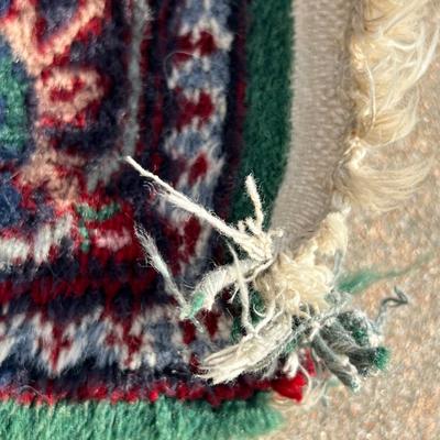 Small Intricately Handwoven Vintage Persian Style Area rug 3x5