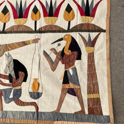 PICTORIAL EGYPTIAN WALL HANGING