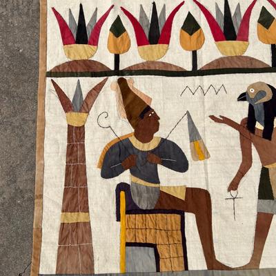 PICTORIAL EGYPTIAN WALL HANGING