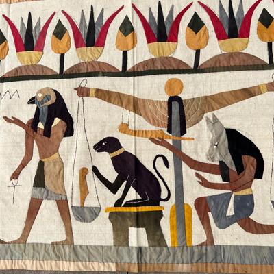 PICTORIAL EGYPTIAN WALL HANGING