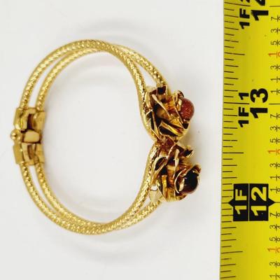 ROSE GOLD TONED HINDGED BRACELET