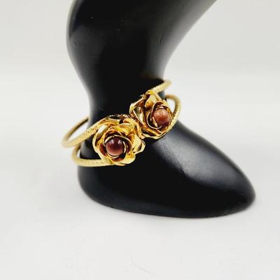 ROSE GOLD TONED HINDGED BRACELET