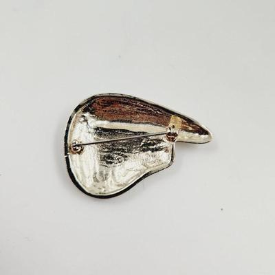 1987 AVON CELIA SEBIRIS SCULPTURED WINGS BROOCH