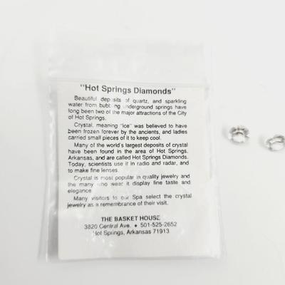 2 PIECES OF HOT SPRINGS DIAMONDS