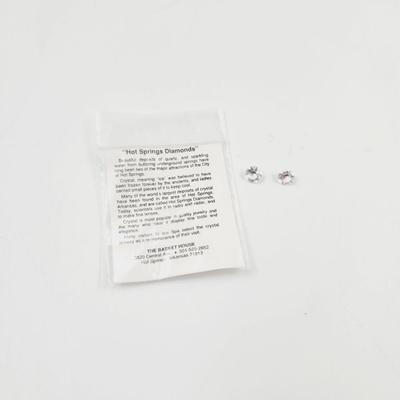 2 PIECES OF HOT SPRINGS DIAMONDS