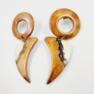 BEAUTIFUL ARTIST CERAMIC DANGLE EARRINGS