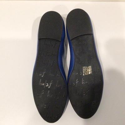 Lot. 8514. FS/NY Scolloped Leather Ballet Flats, 2 pairs, 8.5