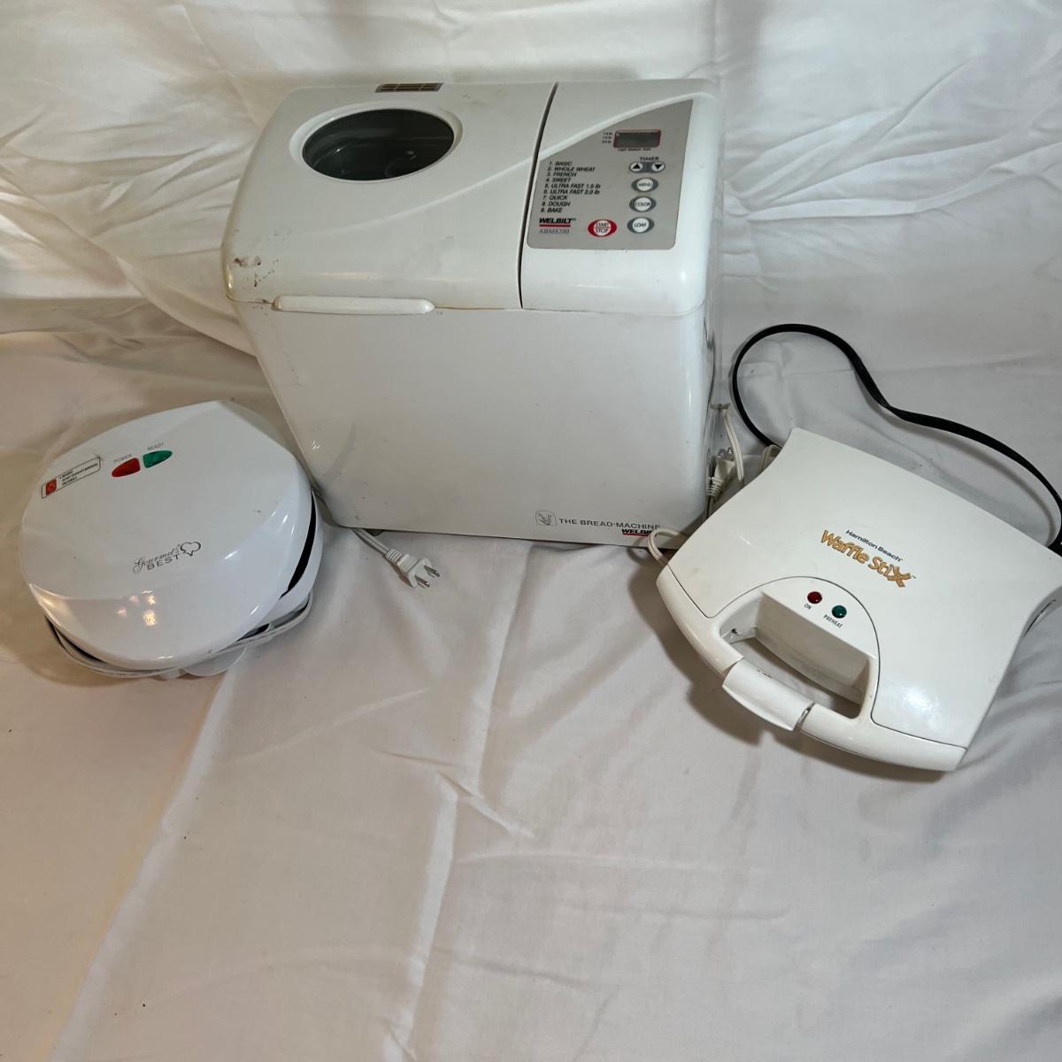 Welbilt Bread Machine with Waffle Baker & Slider Maker (KMK