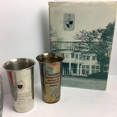 Lot 8521  Chevy Chase Club Books/ Mint Julep Cup / Crystal Bowl