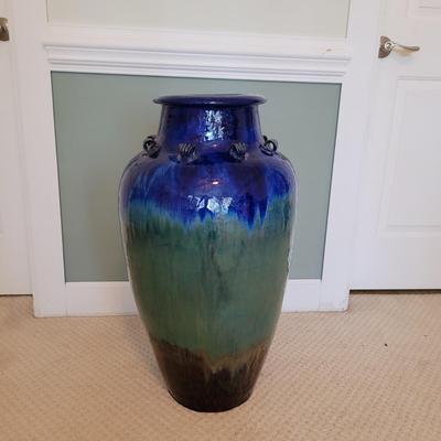 Large Earth Toned Ceramic Floor Vase (DB-CE)