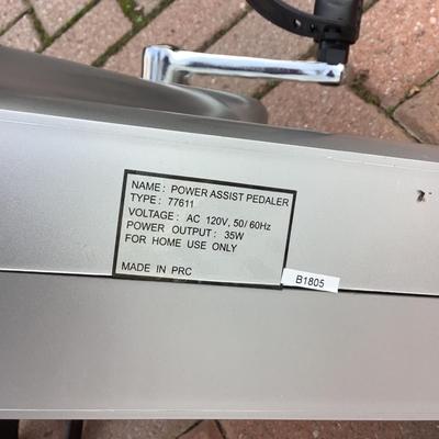 8469 Power Assist Pedal Machine