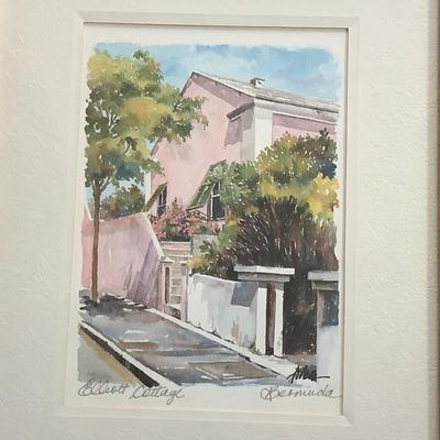 Lot 8536. Three Beautiful Bermuda Watercolors, Joan Forbes/Sue Quarles