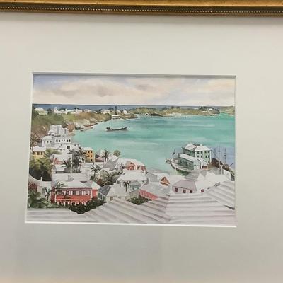 Lot 8536. Three Beautiful Bermuda Watercolors, Joan Forbes/Sue Quarles