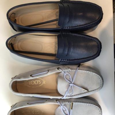 Lot. 8551. 2 Pairs Driving Shoes by TOD'S