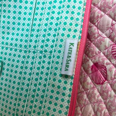 8576 Katie & Sara Bags with Two Silk Check Handbags