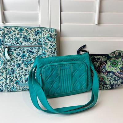 8579 Three Piece Aqua Blue Vera Bradley Set