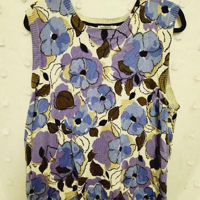 ISAAC MIZRAHI LIVE 2X PULL OVER SWEATER VEST