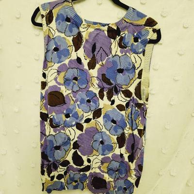 ISAAC MIZRAHI LIVE 2X PULL OVER SWEATER VEST