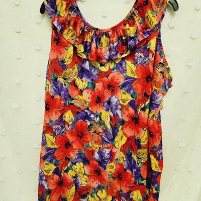 HABAND FOR HER FLOWERED SHOLDER WOMENS SHIRT