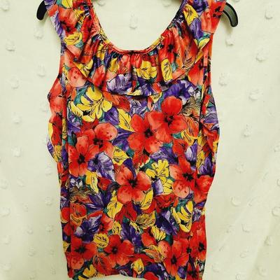 HABAND FOR HER FLOWERED SHOLDER WOMENS SHIRT