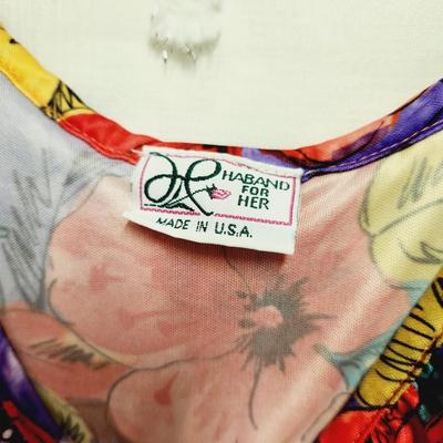 HABAND FOR HER FLOWERED SHOLDER WOMENS SHIRT
