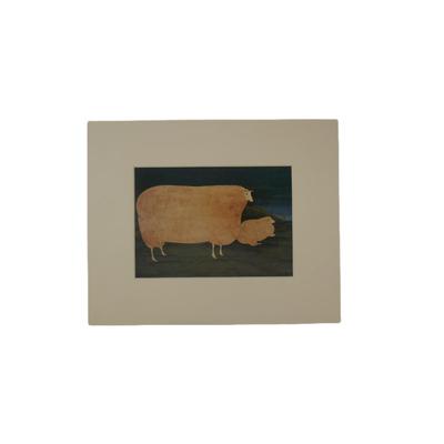 Warren Kimble (1935-) Sheep Folk Art Print
