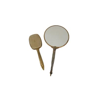 Vintage Mirror and Brush